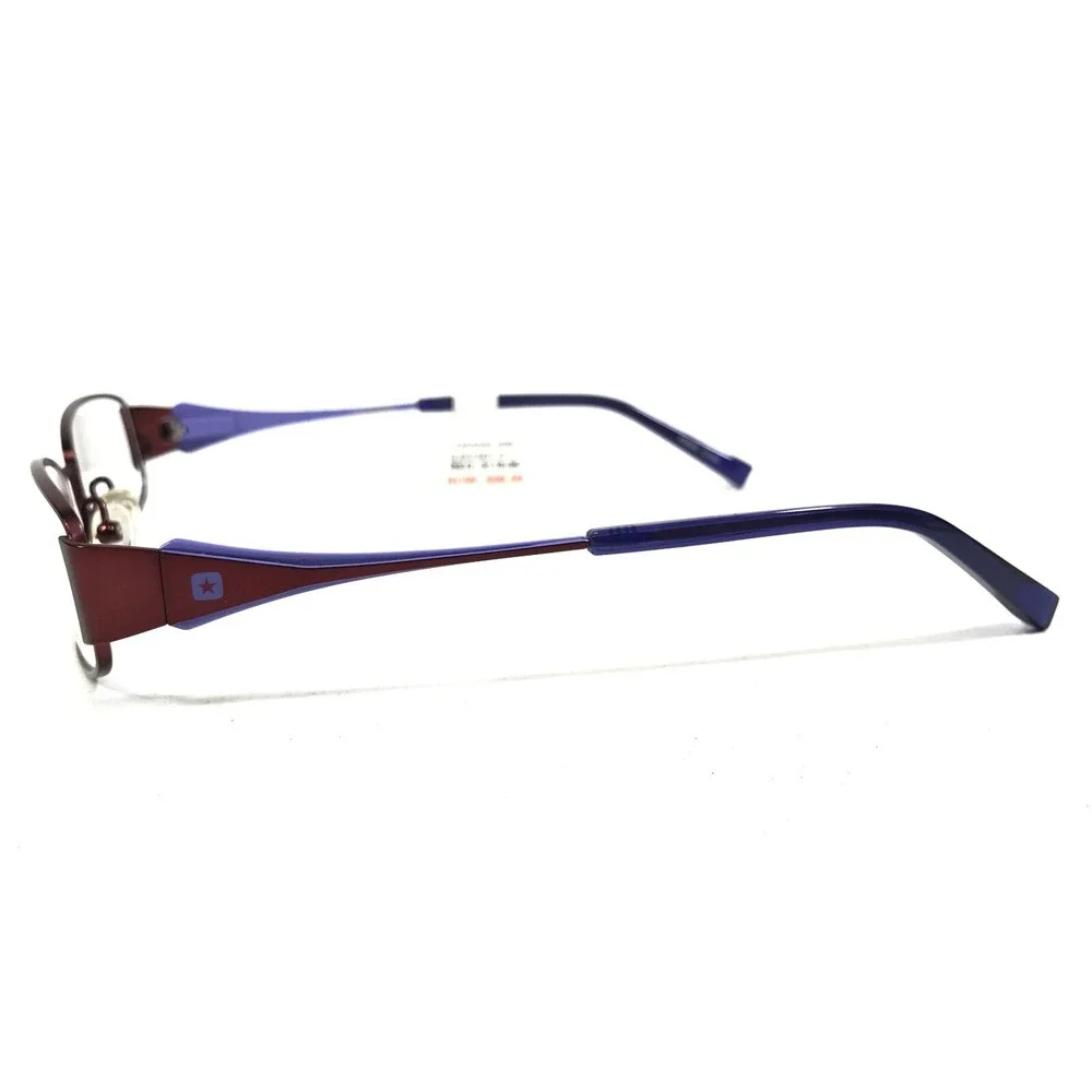 Converse Kids Eyeglasses Frames K002 BURGUNDY Purple Red Rectangular 47-17-130